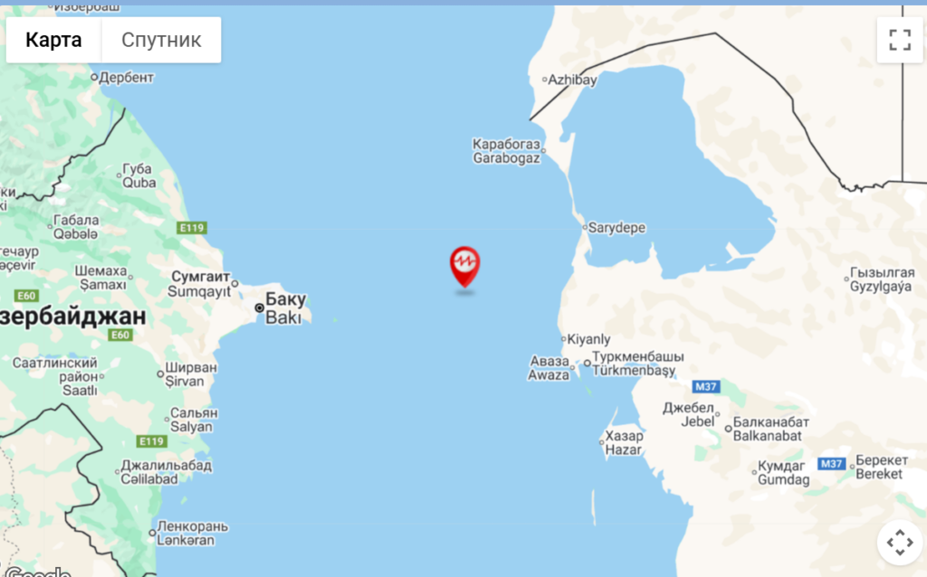 Каспий опять трясет – зафиксировано землетрясение магнитудой 5.0