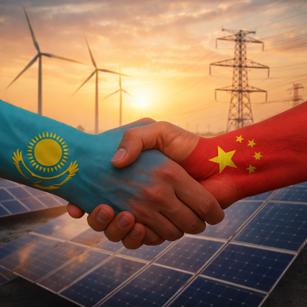 Казахстан и Китай реализуют проекты в сфере возобновляемой энергетики на сумму 2,2 млрд долларов