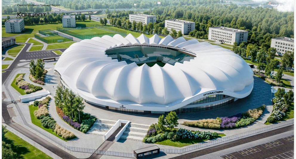 Презентован проект будущего стадиона на 10 тыс. мест в Актау