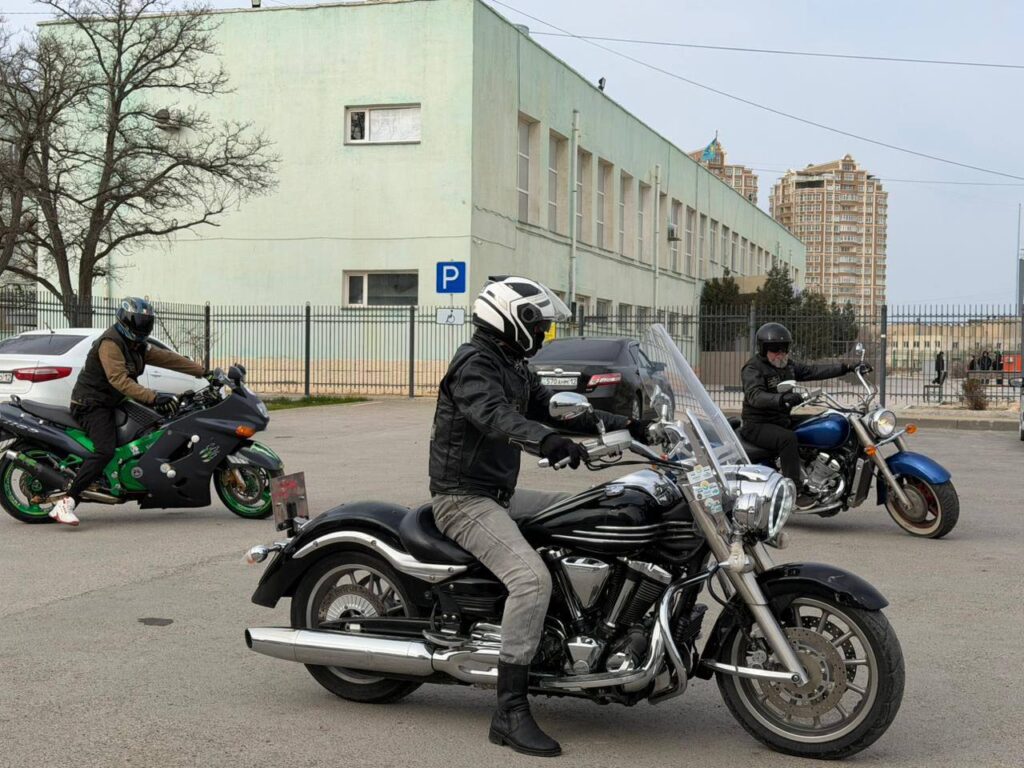 Байкеры Актау приняли участие в референдуме